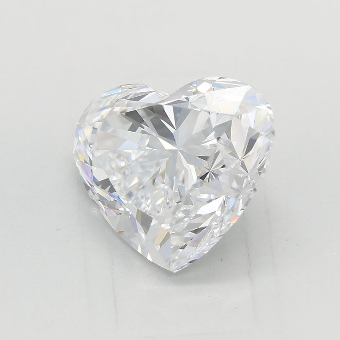 Loose 2.54 Carat D VVS2 IGI Certified Lab Grown Heart Diamonds
