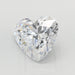 Loose 2.52 Carat D VVS2 IGI Certified Lab Grown Heart Diamonds