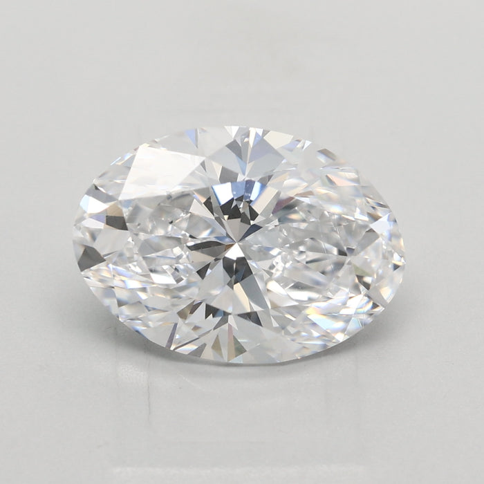 Loose 2.53 Carat D IF IGI Certified Lab Grown Oval Diamonds