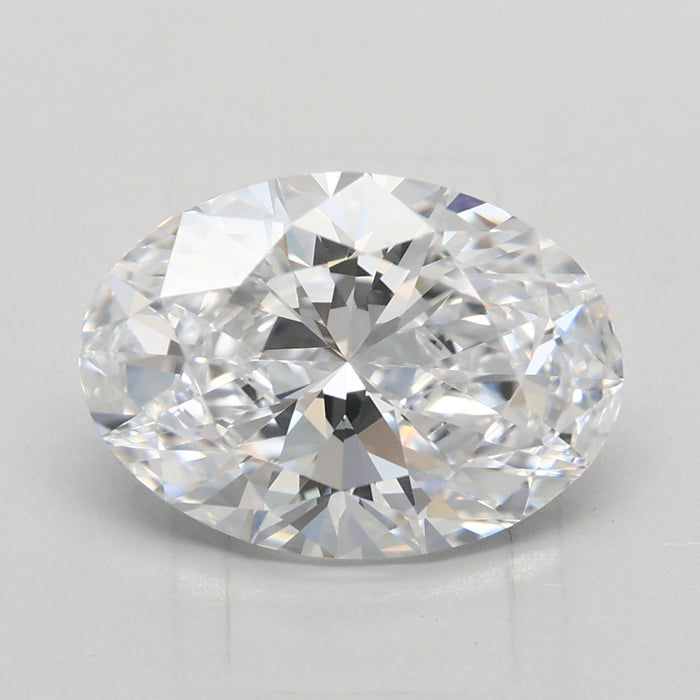 Loose 2.58 Carat D VVS1 IGI Certified Lab Grown Oval Diamonds