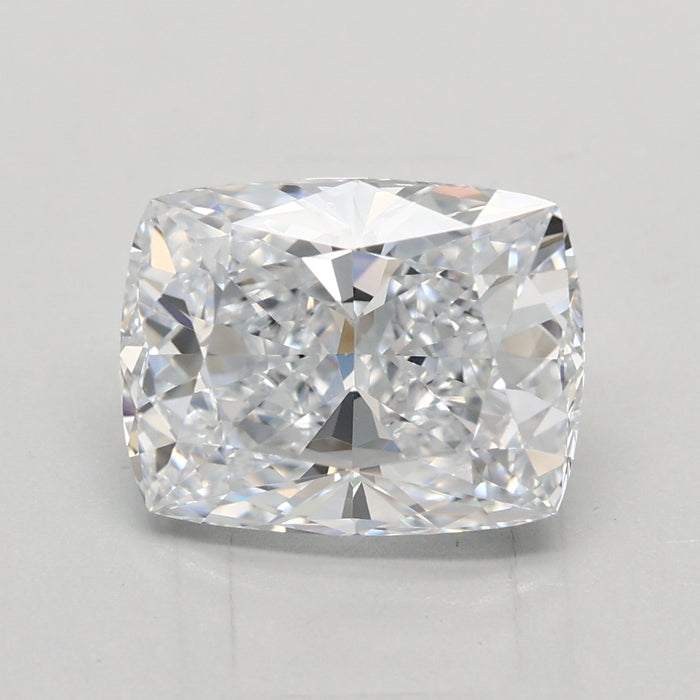 Loose 2.51 Carat D IF IGI Certified Lab Grown Cushion Diamonds