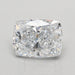 Loose 2.51 Carat D IF IGI Certified Lab Grown Cushion Diamonds