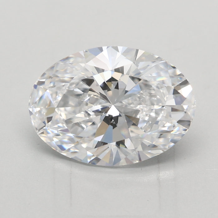 Loose 2.53 Carat D VVS1 IGI Certified Lab Grown Oval Diamonds