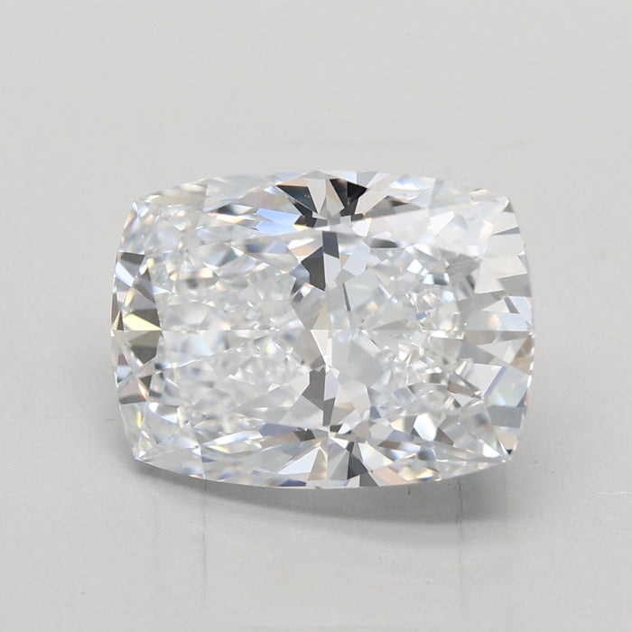 Loose 2.58 Carat D VVS1 IGI Certified Lab Grown Cushion Diamonds