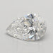 Loose 2.02 Carat E VVS2 IGI Certified Lab Grown Pear Diamonds