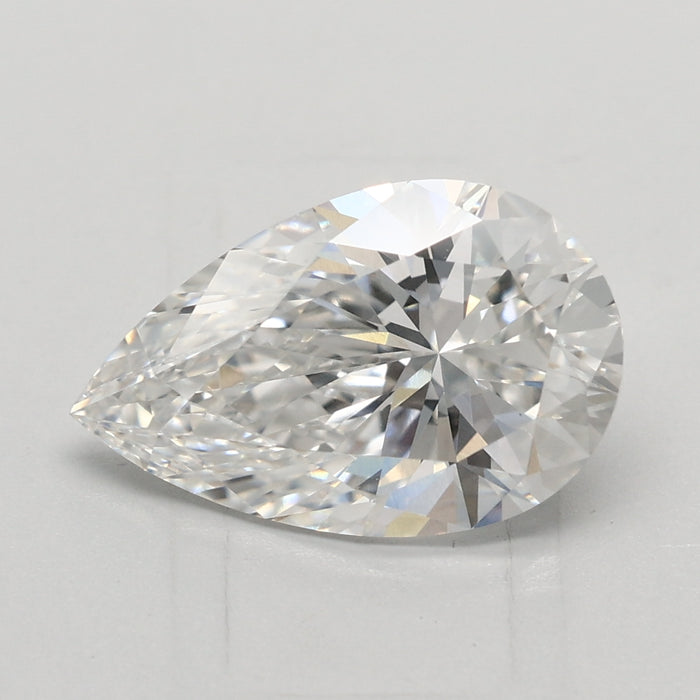 Loose 2.07 Carat F VVS2 IGI Certified Lab Grown Pear Diamonds