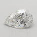 Loose 2.07 Carat F VVS2 IGI Certified Lab Grown Pear Diamonds