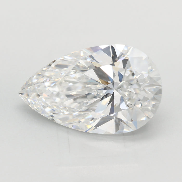 Loose 5 Carat E VVS2 IGI Certified Lab Grown Pear Diamonds