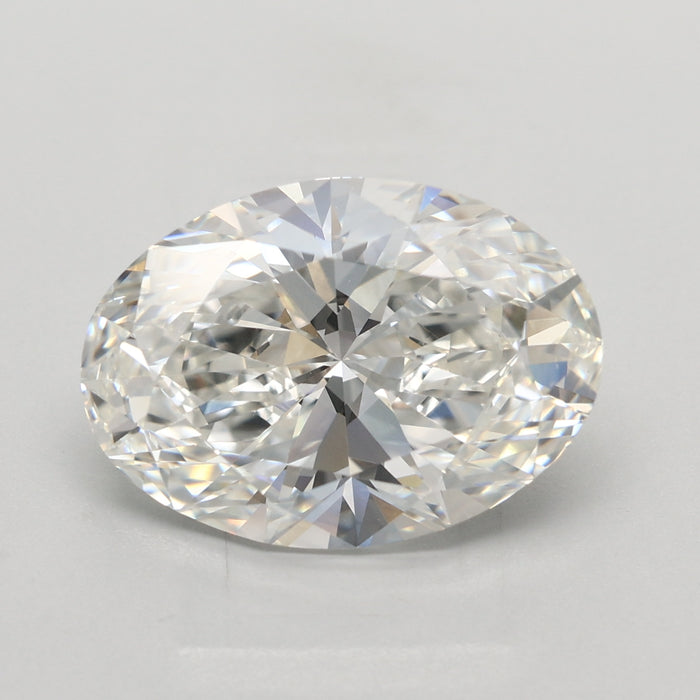 Loose 4.08 Carat F VVS2 IGI Certified Lab Grown Oval Diamonds