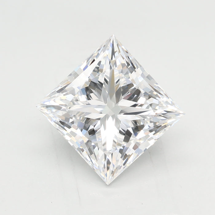Loose 3.08 Carat D FL IGI Certified Lab Grown Princess Diamonds