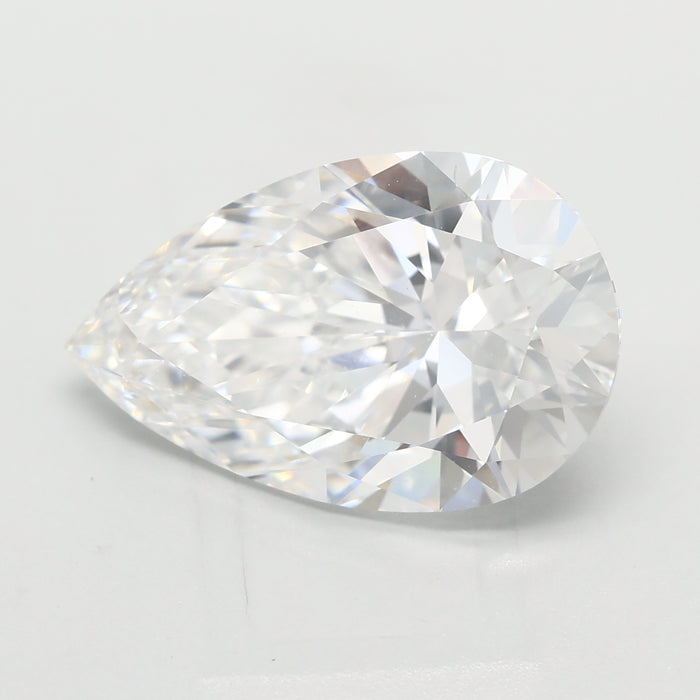 Loose 4.09 Carat E VVS2 IGI Certified Lab Grown Pear Diamonds
