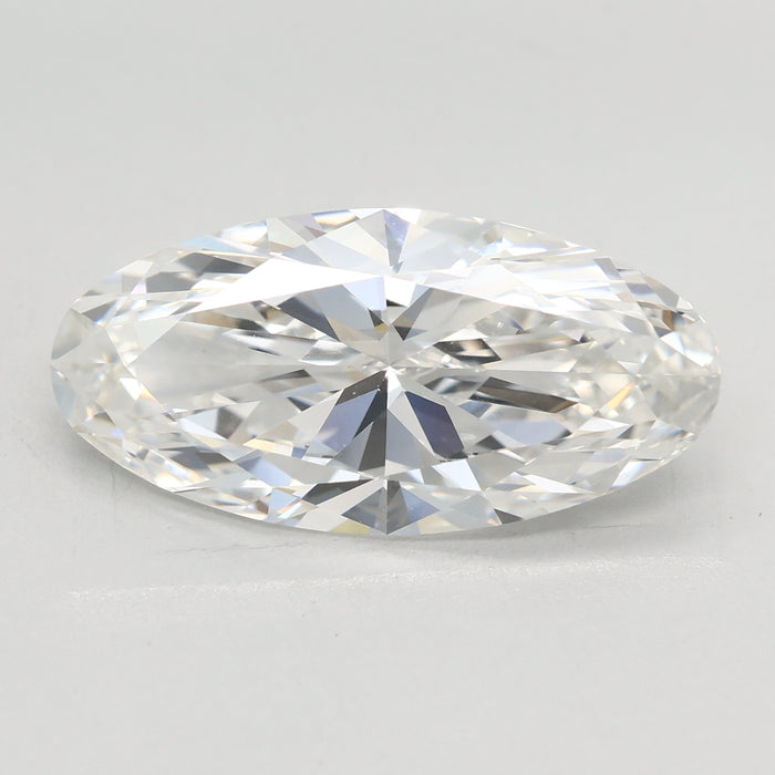 Loose 4.02 Carat F VVS2 IGI Certified Lab Grown Moval Diamonds