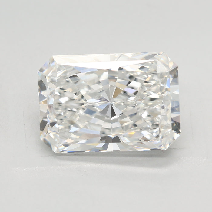 Loose 4.09 Carat F VVS2 IGI Certified Lab Grown Radiant Diamonds