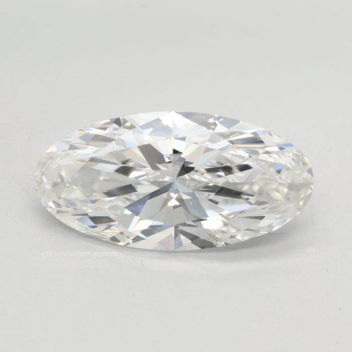 Loose 4.1 Carat F VVS2 IGI Certified Lab Grown Moval Diamonds