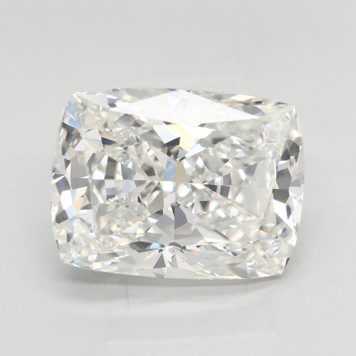 Loose 5.51 Carat F VVS2 IGI Certified Lab Grown Cushion Diamonds