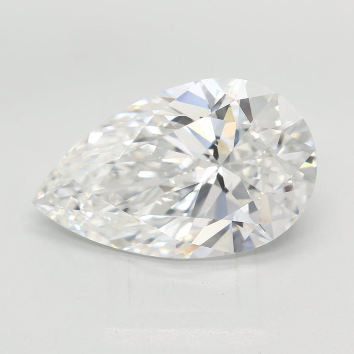 Loose 5.06 Carat E VVS2 IGI Certified Lab Grown Pear Diamonds