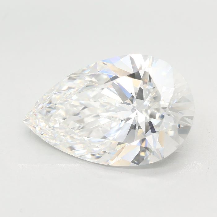 Loose 5.1 Carat F VVS2 IGI Certified Lab Grown Pear Diamonds