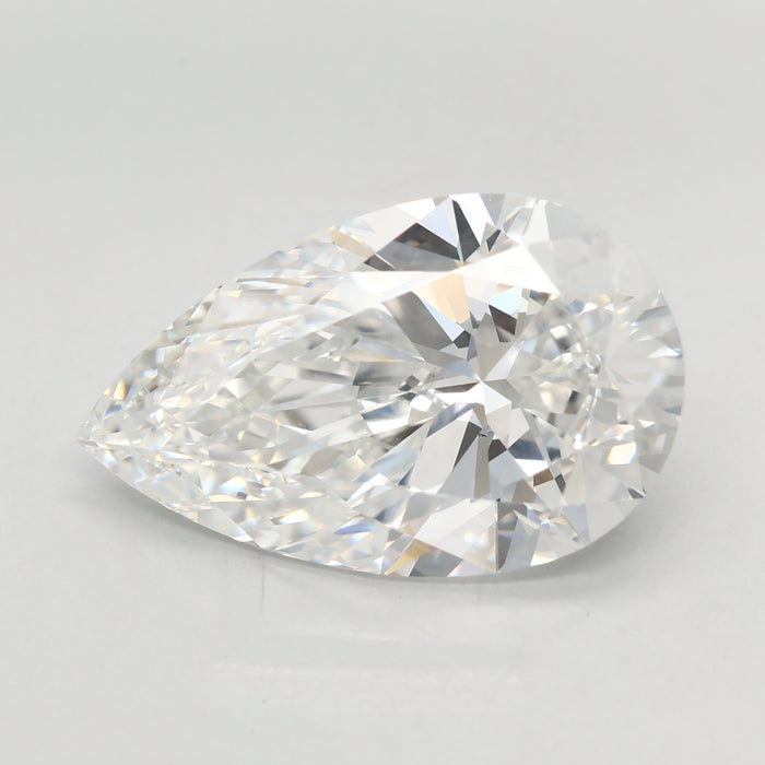 Loose 6.09 Carat E VVS2 IGI Certified Lab Grown Pear Diamonds