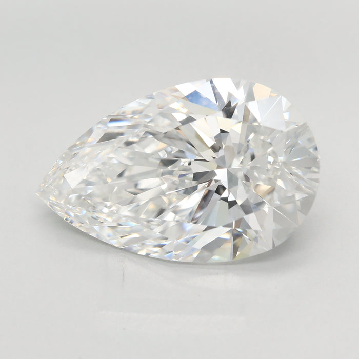 Loose 6.48 Carat E VVS2 IGI Certified Lab Grown Pear Diamonds