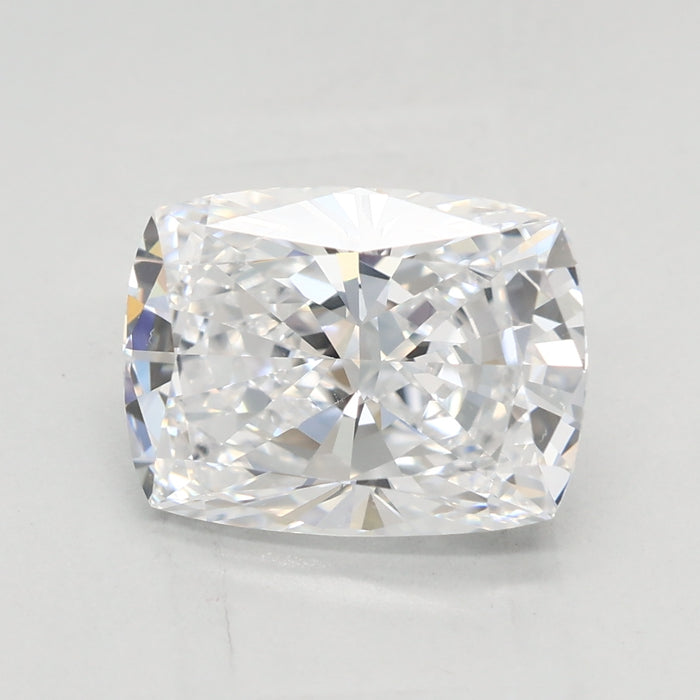 Loose 2.55 Carat D VVS1 IGI Certified Lab Grown Cushion Diamonds