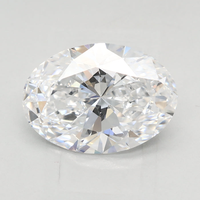 Loose 2.53 Carat D VVS2 IGI Certified Lab Grown Oval Diamonds