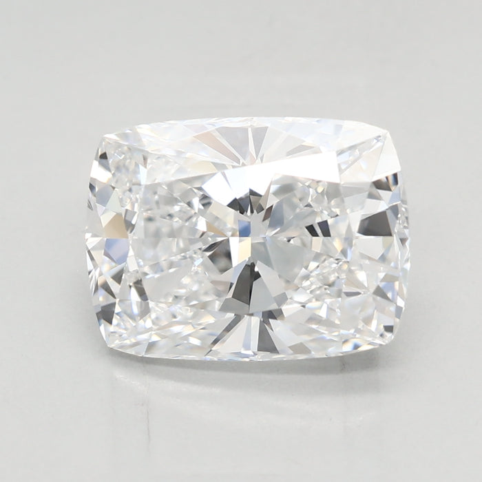Loose 2.52 Carat D VVS1 IGI Certified Lab Grown Cushion Diamonds