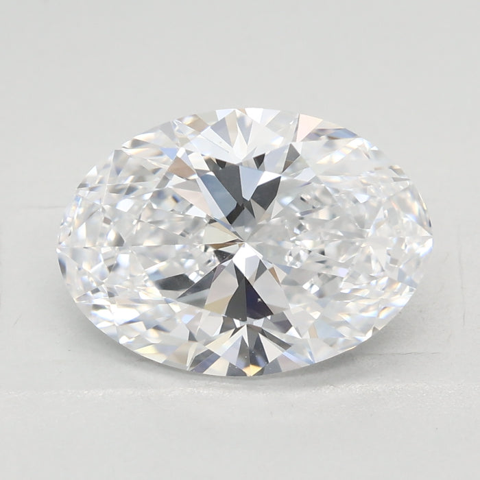 Loose 2.55 Carat D VVS1 IGI Certified Lab Grown Oval Diamonds