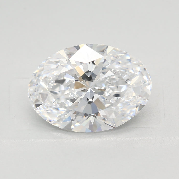 Loose 2.55 Carat D VVS1 IGI Certified Lab Grown Oval Diamonds