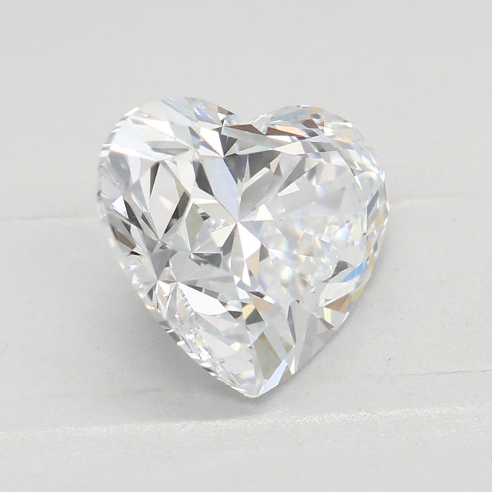 Loose 2.09 Carat D VVS2 IGI Certified Lab Grown Heart Diamonds