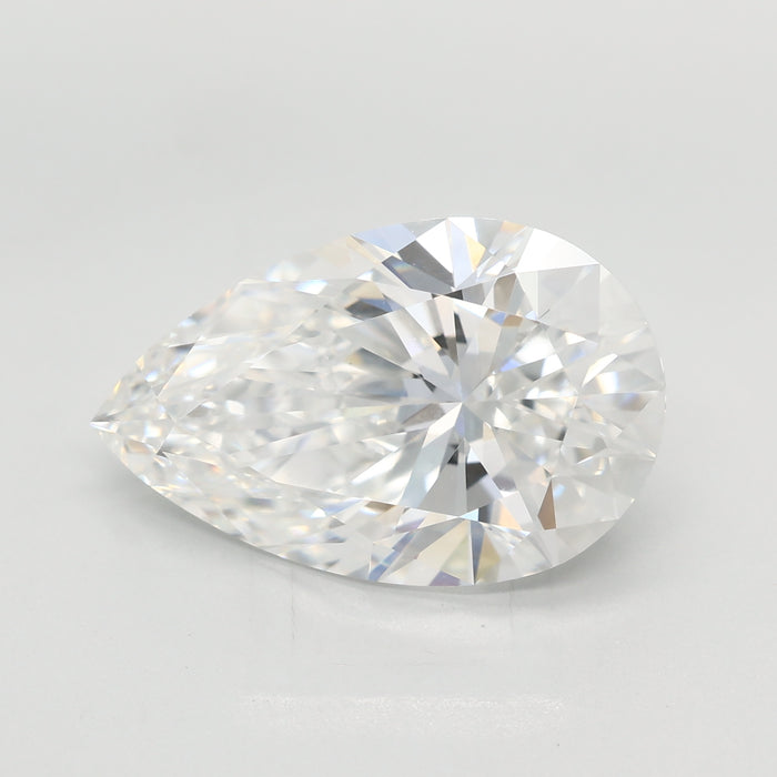 Loose 5.07 Carat E VVS2 IGI Certified Lab Grown Pear Diamonds