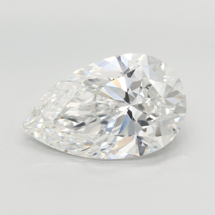 Loose 7.03 Carat E VVS2 IGI Certified Lab Grown Pear Diamonds