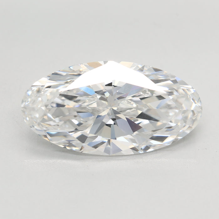 Loose 5.08 Carat E VVS2 IGI Certified Lab Grown Moval Diamonds