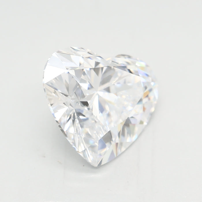 Loose 3.08 Carat D VVS1 IGI Certified Lab Grown Heart Diamonds