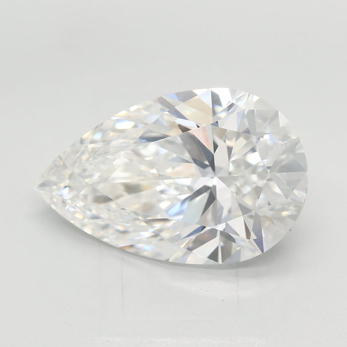 Loose 4.02 Carat E VVS2 IGI Certified Lab Grown Pear Diamonds