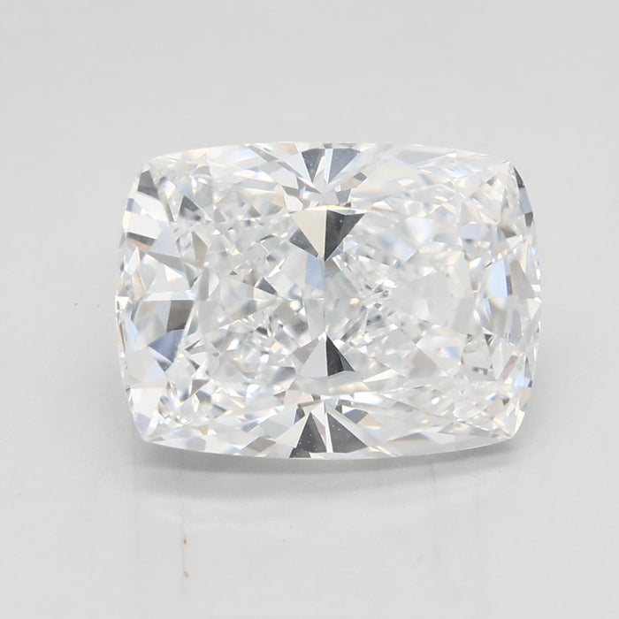Loose 2.58 Carat D VVS2 IGI Certified Lab Grown Cushion Diamonds