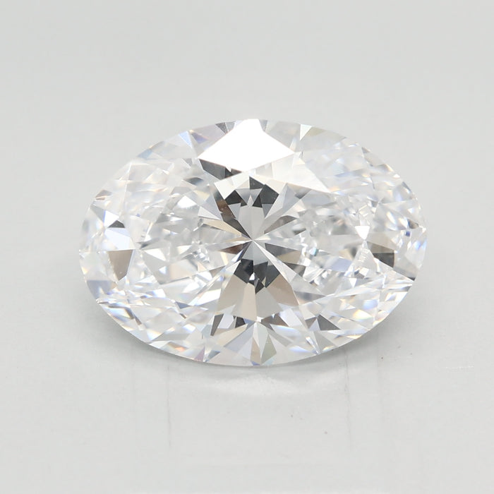 Loose 2.59 Carat D VVS1 IGI Certified Lab Grown Oval Diamonds