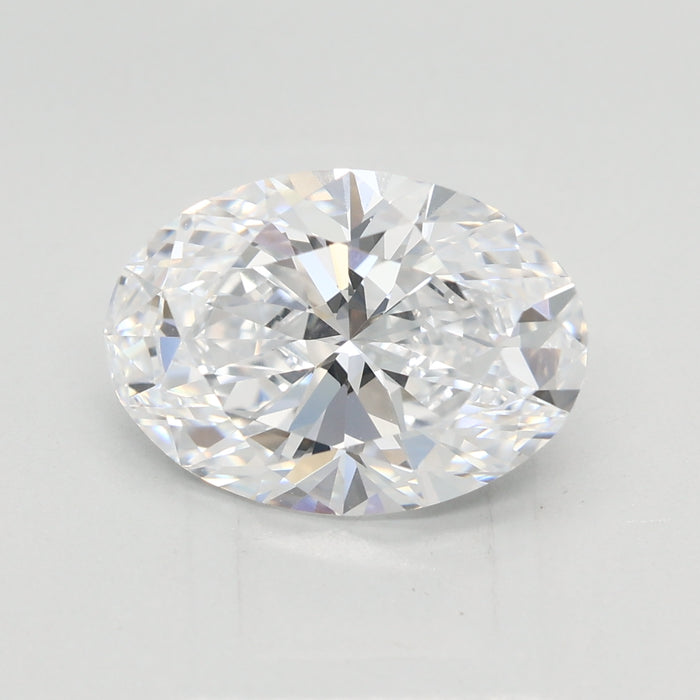 Loose 2.58 Carat D VVS1 IGI Certified Lab Grown Oval Diamonds