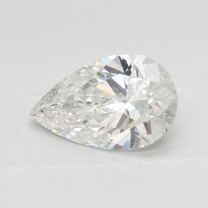 Loose 2.09 Carat F VVS2 IGI Certified Lab Grown Pear Diamonds