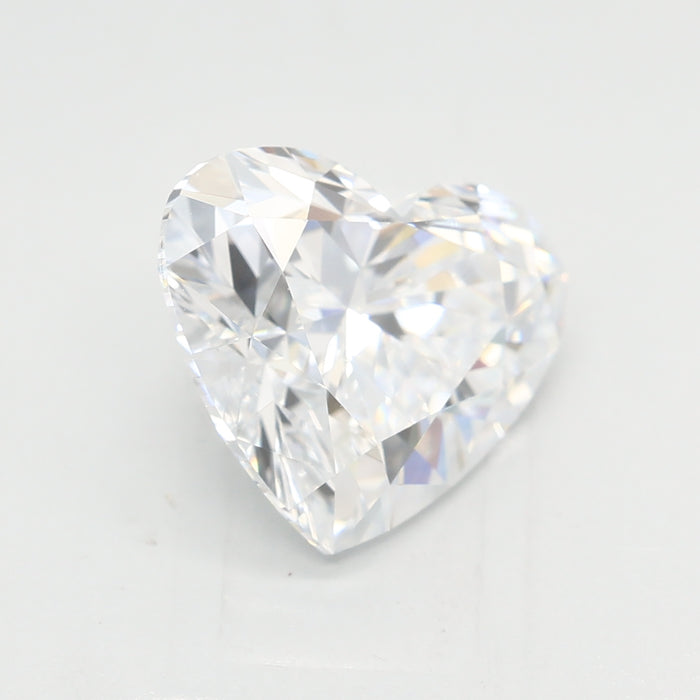Loose 3.09 Carat D IF IGI Certified Lab Grown Heart Diamonds