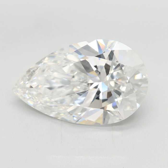 Loose 5.04 Carat F VVS2 IGI Certified Lab Grown Pear Diamonds