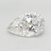 Loose 3.09 Carat F VVS2 IGI Certified Lab Grown Pear Diamonds