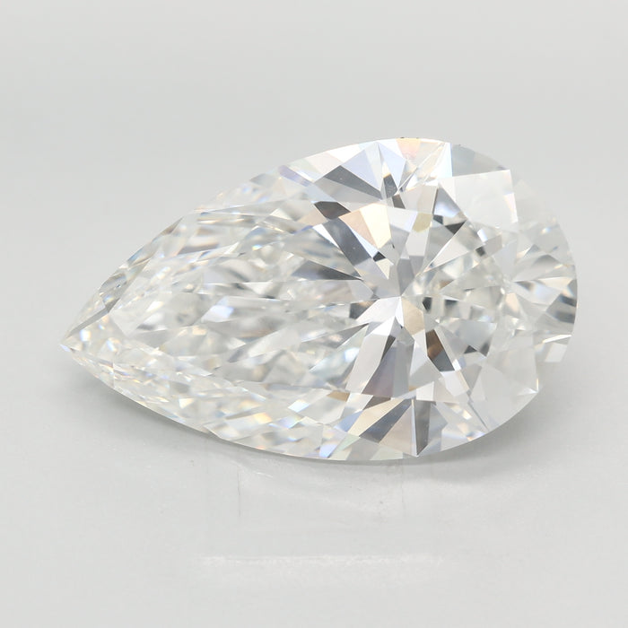 Loose 8.08 Carat F VVS2 IGI Certified Lab Grown Pear Diamonds
