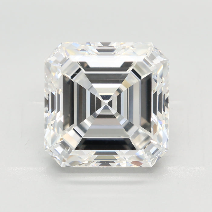 Loose 6.06 Carat F VVS2 IGI Certified Lab Grown Asscher Diamonds