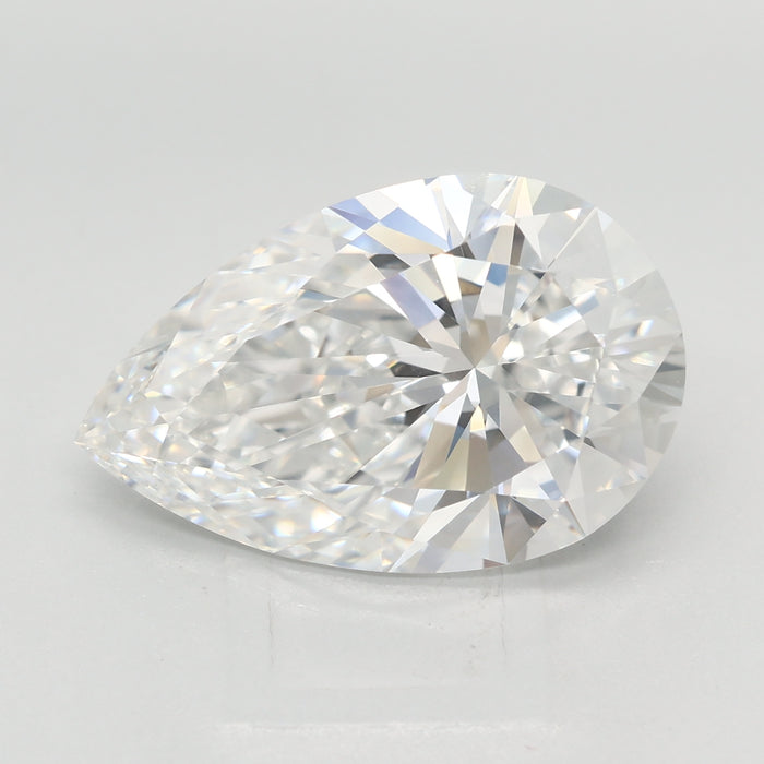 Loose 5.09 Carat E VVS2 IGI Certified Lab Grown Pear Diamonds