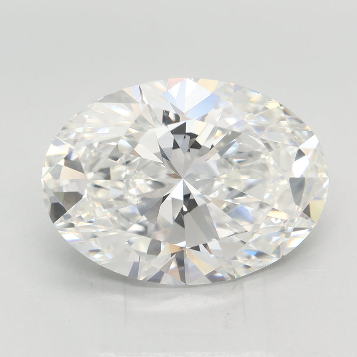 Loose 5.53 Carat F VVS2 IGI Certified Lab Grown Oval Diamonds