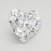 Loose 2.46 Carat D VVS2 IGI Certified Lab Grown Heart Diamonds