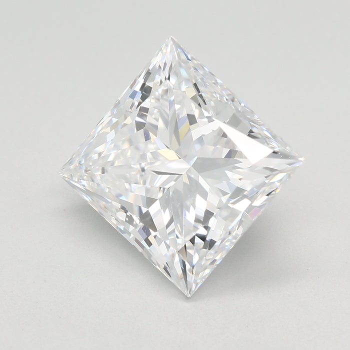 Loose 2.53 Carat D VVS2 IGI Certified Lab Grown Princess Diamonds