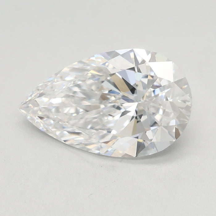 Loose 2.06 Carat E VVS2 IGI Certified Lab Grown Pear Diamonds