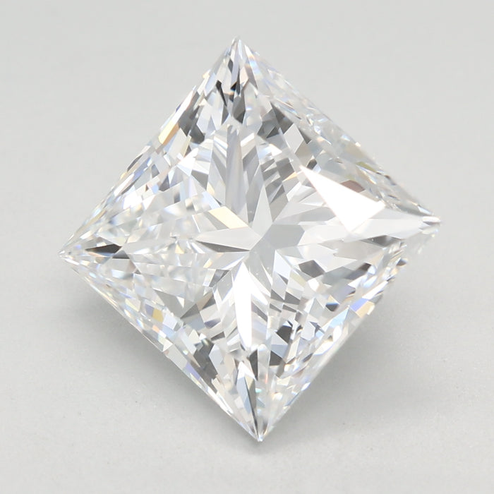Loose 3.6 Carat D FL IGI Certified Lab Grown Princess Diamonds