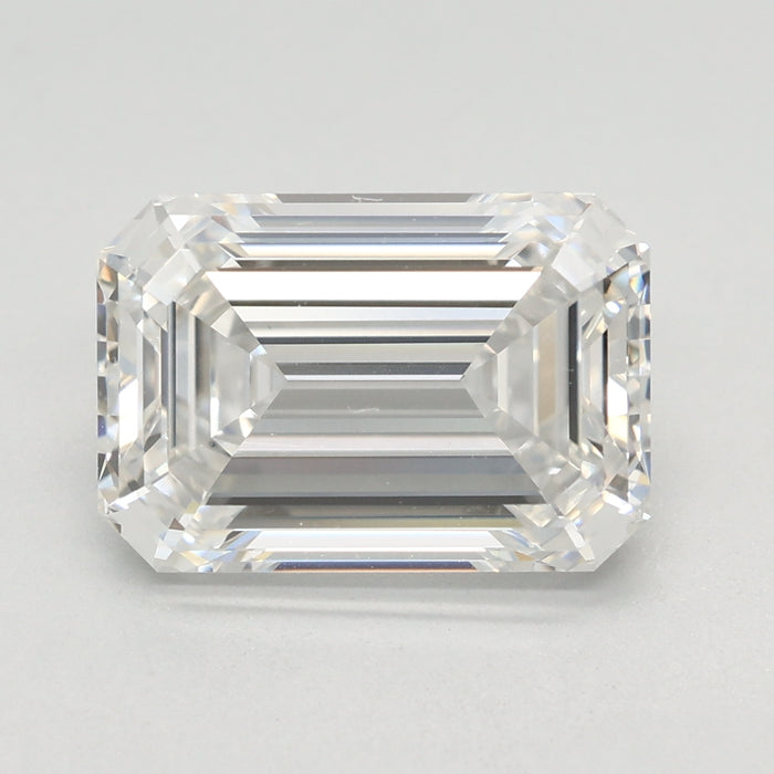 Loose 3.09 Carat F VVS2 IGI Certified Lab Grown Emerald Diamonds
